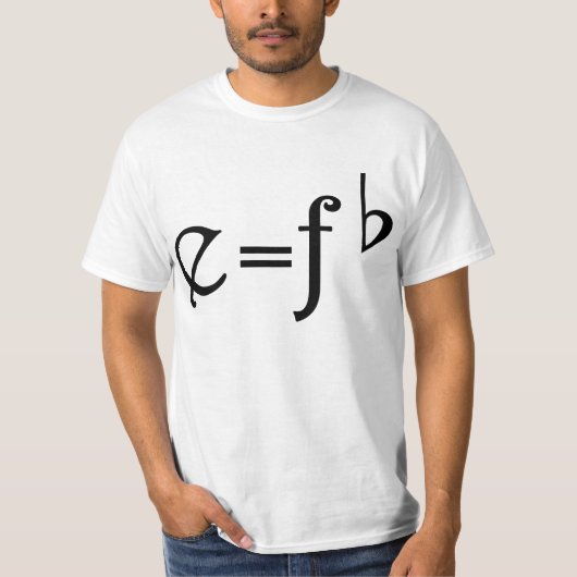 Funny Music Joke T-shirt (Voorkant)