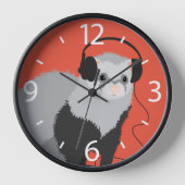 Funny Music Lover Ferret (Voorkant)