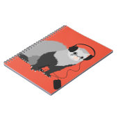 Funny Music Lover Ferret Notitieboek (Linkerzijde)
