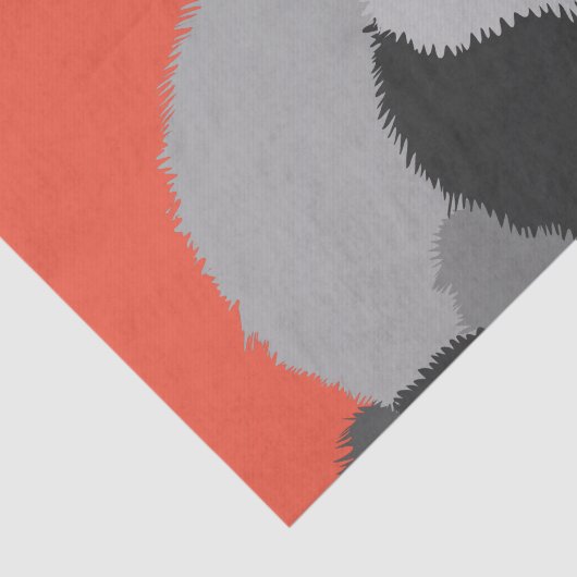 Funny Music Lover Ferret Tissuepapier (Detail)