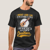 Funny Music Lover Guitarist Acoustic Guitar T-shirt (Voorkant)
