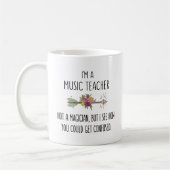 Funny Music Teacher Gift Idea Coffee Mok (Links)