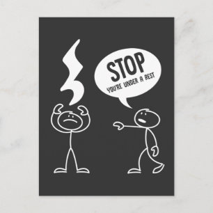 Funny Music Teacher Quote Musical Notes Pun Briefkaart