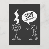 Funny Music Teacher Quote Musical Notes Pun Briefkaart (Voorkant)