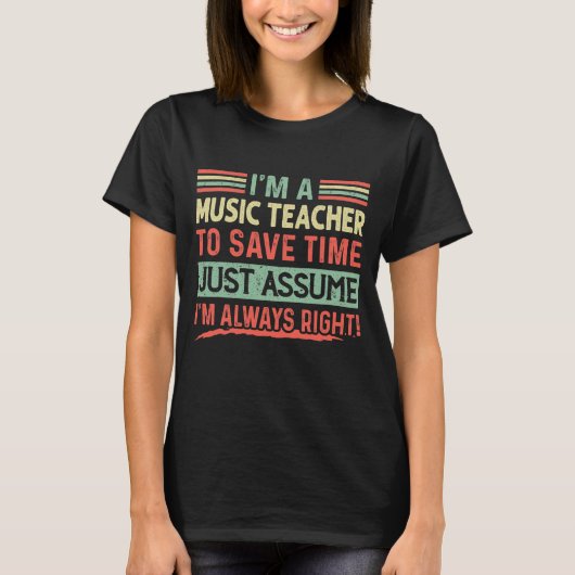 Funny Music Teacher T-Shirt