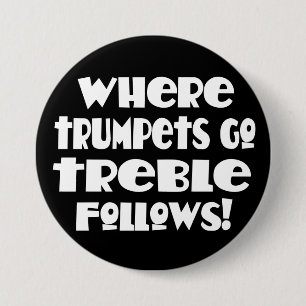 Funny Music Trumpet Button