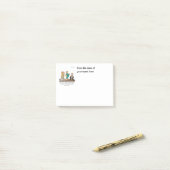 Funny Musical Humor Post Het merkt op Post-it® Notes (Op bureau)