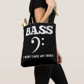 Funny Musical Treble Bass Player Tote Bag (Dichtbij)