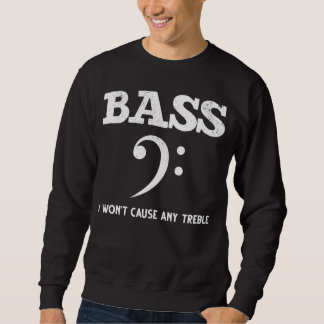 Funny Musical Treble Bass Player Trui