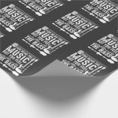 Funny Musician Bass Guitar Player Guitarist Cadeaupapier (Hoek)