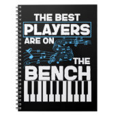 Funny Musician Keyboard Piano Player Notitieboek (Voorkant)