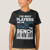 Funny Musician Keyboard Piano Player T-shirt (Voorkant)