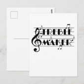 Funny Musician Treble Maker Music Clef Briefkaart (Voorkant / Achterkant)