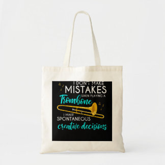 Funny Musician Trombone Gift Trombone Tote Bag