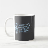 Funny Musicians Treble Joke Pun Music Teachers 2  Koffiemok (Links)