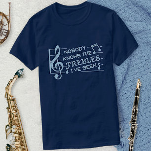 Funny Musicians Treble Joke Pun   Muziekleraren 2 T-shirt