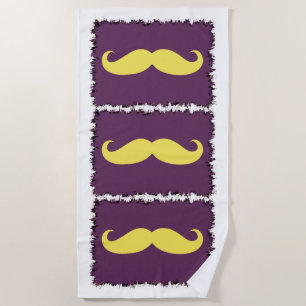 Funny Mustache #13 Strandlaken