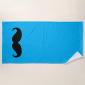 Funny Mustache #27 Strandlaken (Voorkant)