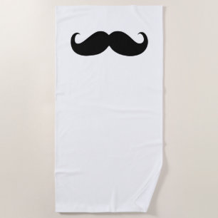 Funny Mustache #28 Strandlaken