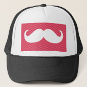 Funny Mustache 2 Trucker Pet (Voorkant)