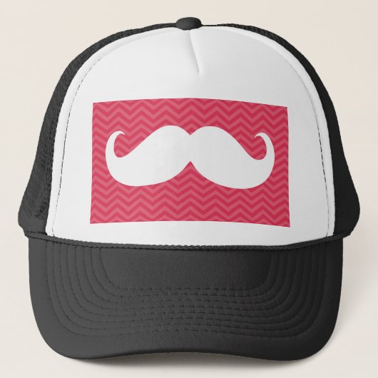 Funny Mustache 2 Trucker Pet (Voorkant)