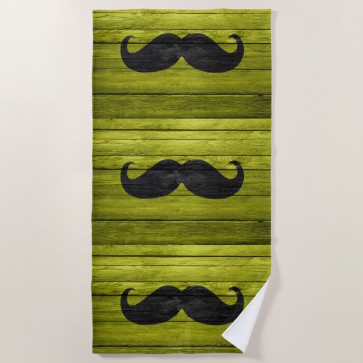 Funny Mustache #46 Strandlaken (Voorkant)