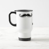 Funny Mustache aangepaste naam mokken (Links)