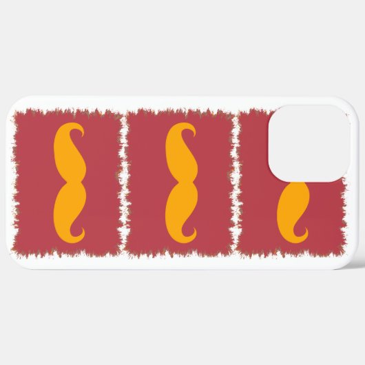 Funny Mustache Case-Mate iPhone Case (Achterkant / Rechts)