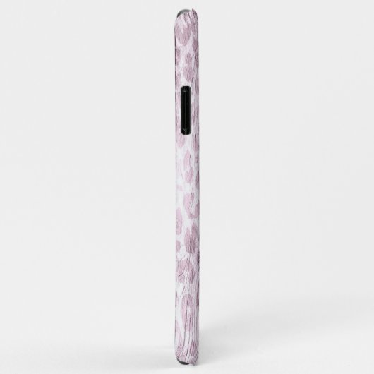 Funny Mustache Custom Monogram Case-Mate iPhone Case (Achterkant/rechts)