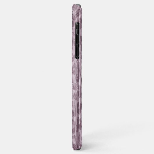 Funny Mustache Custom Monogram Case-Mate iPhone Case (Achterkant/links)