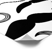 Funny Mustache Design Poster (Hoek)