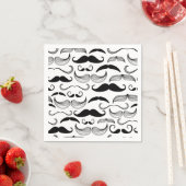 Funny Mustache Design Servetten (Insitu)