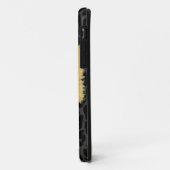 Funny Mustache en Leopard Print Case-Mate iPhone Case (Achterkant/links)