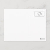 Funny mustache en zonnebril briefkaart (Achterkant)