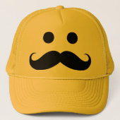 Funny Mustache Face Pet (Voorkant)