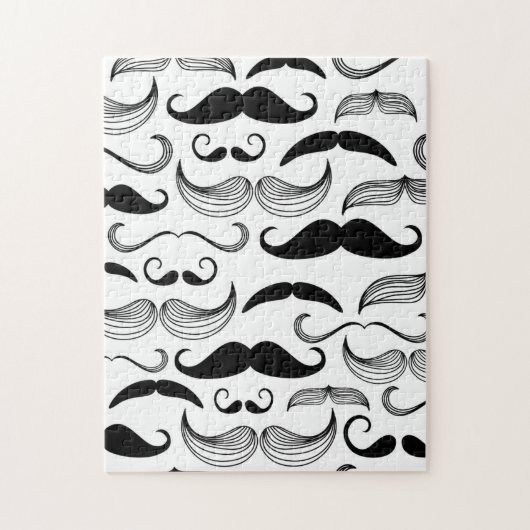 Funny Mustache Legpuzzel (Verticaal)