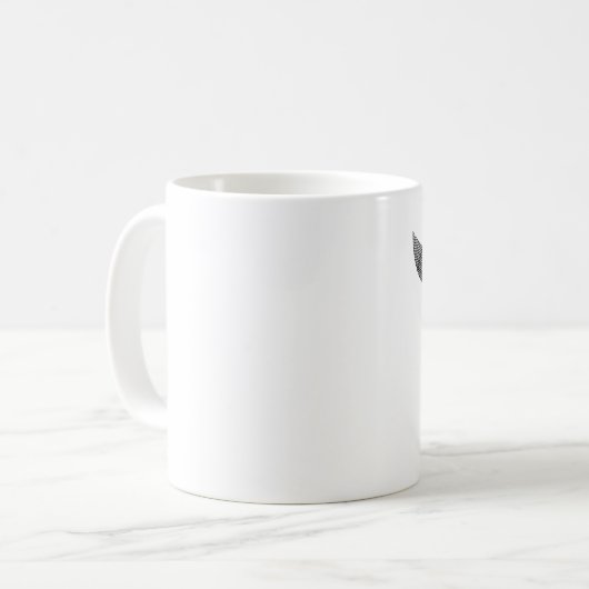 Funny Mustache Mok (Voorkant links)