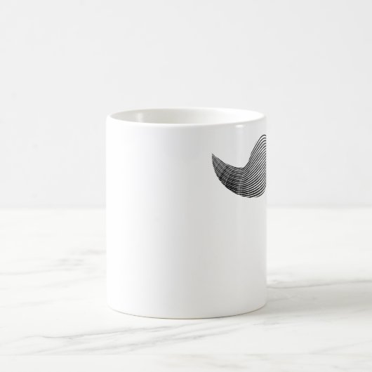 Funny Mustache Mok (Center)