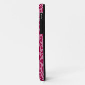 Funny Mustache op leopard Skin Case-Mate iPhone Case (Achterkant/links)