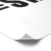 Funny Mustache Poster (Hoek)