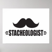 Funny Mustache Poster (Voorkant)