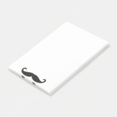 Funny Mustache / Schnurrbart + jouw tekst Post-it® Notes (Schuin)