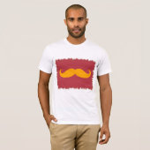 Funny Mustache T-shirt (Voorkant volledig)