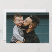 Funny Mustache Vaderdag Kaart (Achterkant)