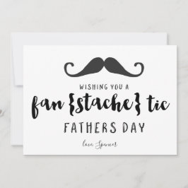 Funny Mustache Vaderdag Kaart