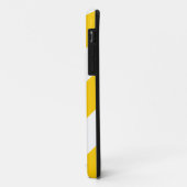 FUNNY MUSTACHE YELLOW STRIPES Case-Mate iPhone CASE (Achterkant/links)