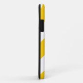 FUNNY MUSTACHE YELLOW STRIPES Case-Mate iPhone CASE (Achterkant/rechts)