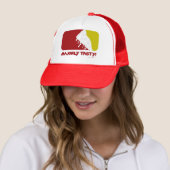 Funny MVP Fun Sports Pizza Leliga Logo Trucker Pet (In situ)