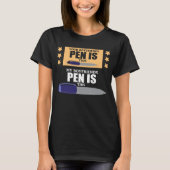 Funny My BoyVriens Big Pen T-shirt (Voorkant)