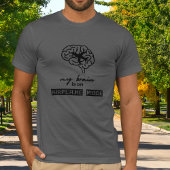 Funny My Brain is on Airplane Mode Coworker Gift T-shirt